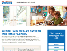 Tablet Screenshot of amfaminsuranceagents.com